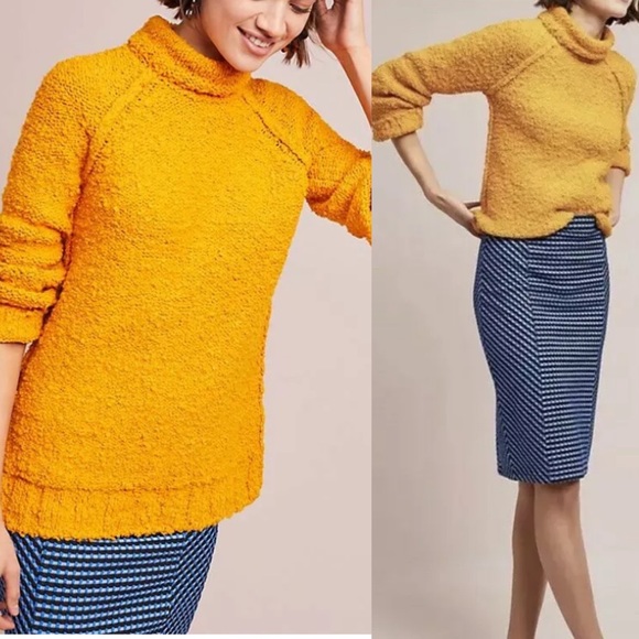 Anthropologie Moth Sweater Juliette Turtleneck XS - Picture 4 of 12